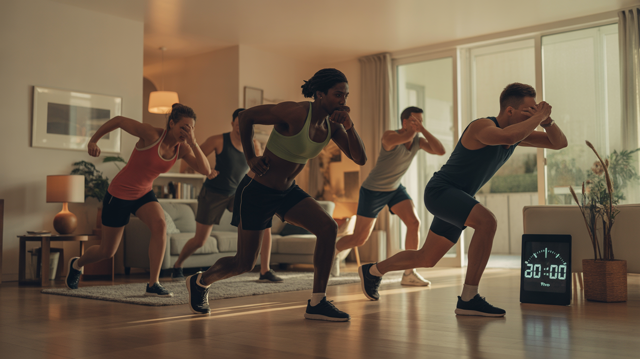 Exercices cardio express à la maison