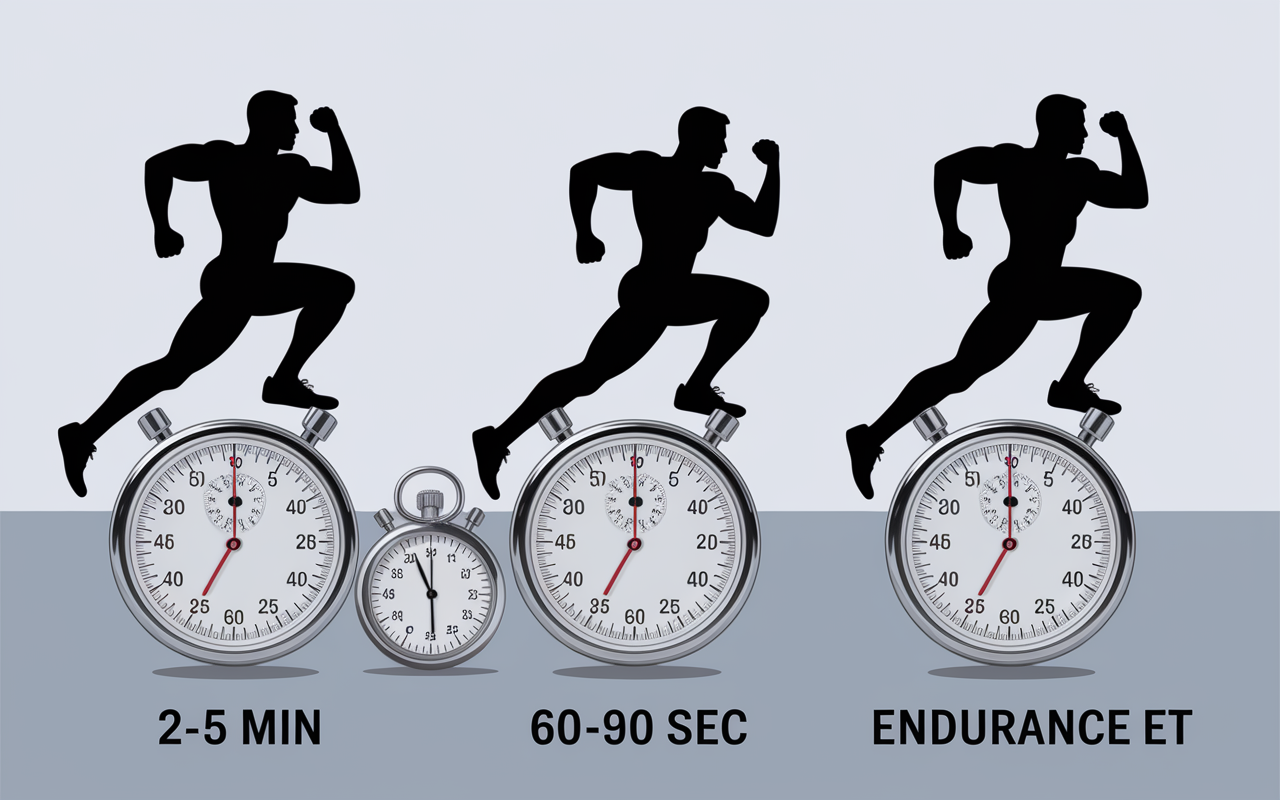 tableau chrono temps repos musculation force hypertrophie endurance