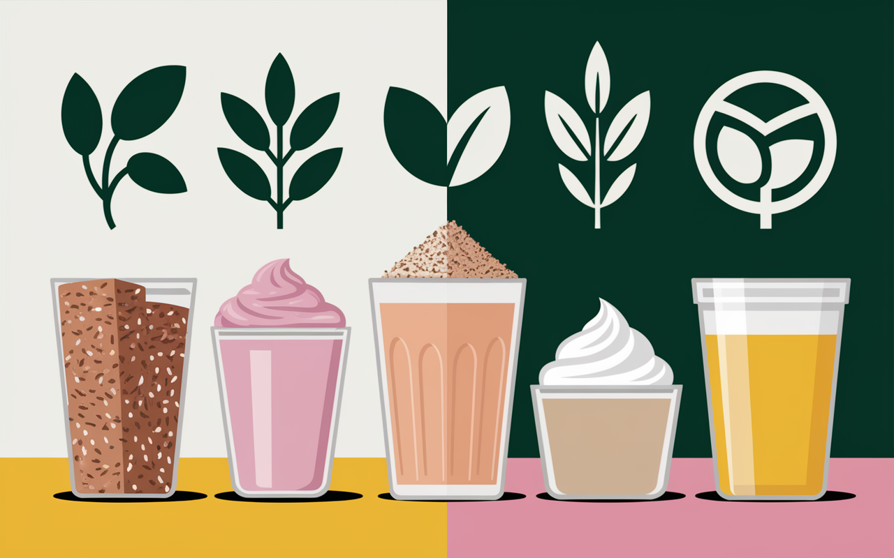 Divers formats substitut de repas proteine barres milkshakes poudre