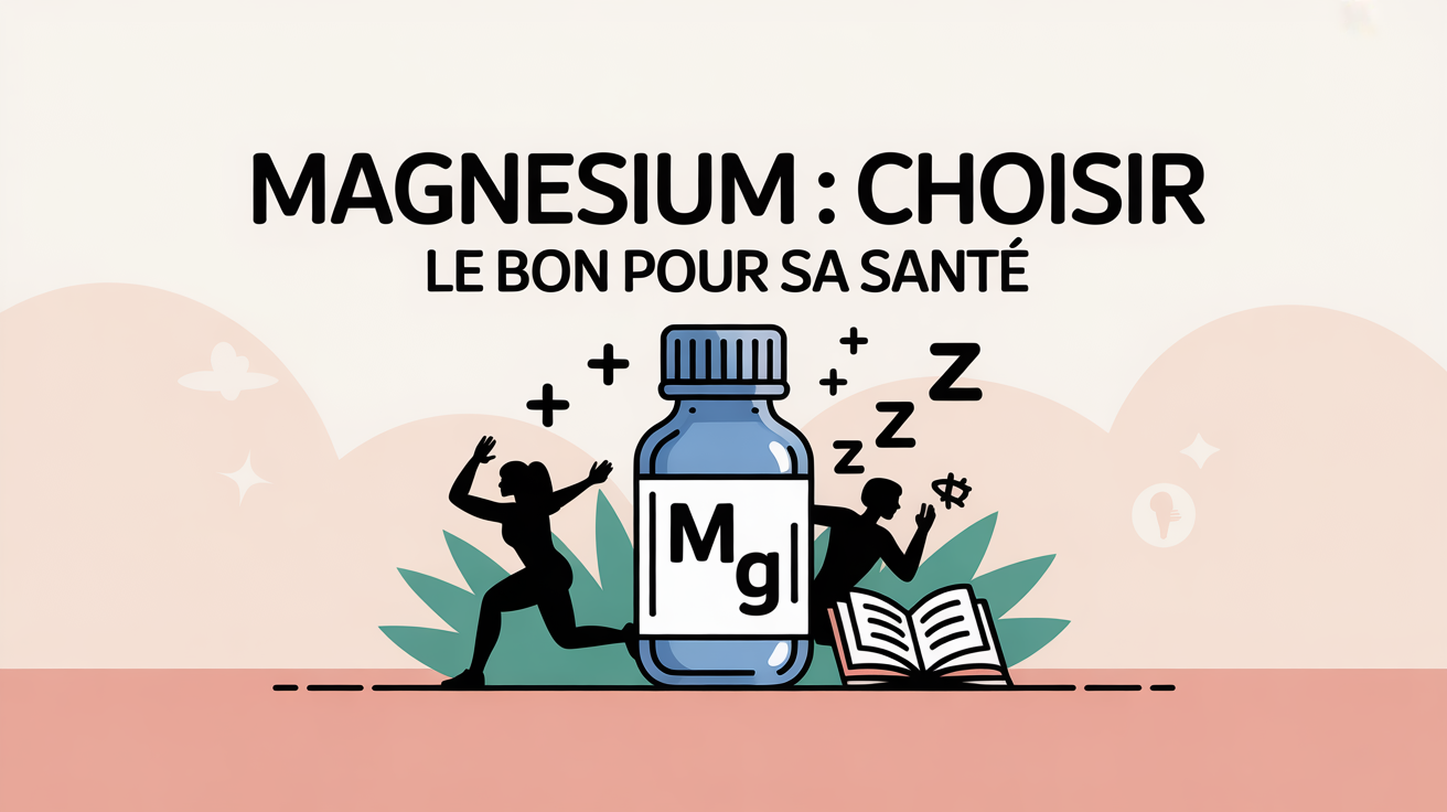 magnesium sante flacon silhouettes sportives sommeil