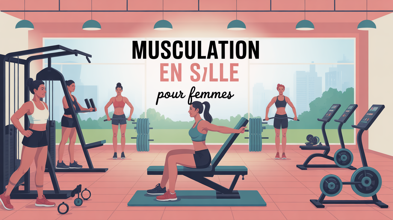 Salle de sport moderne avec musculation femmes