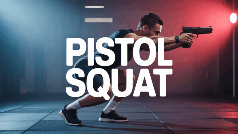 Pistol squat entraînement coaching sportif image motivation