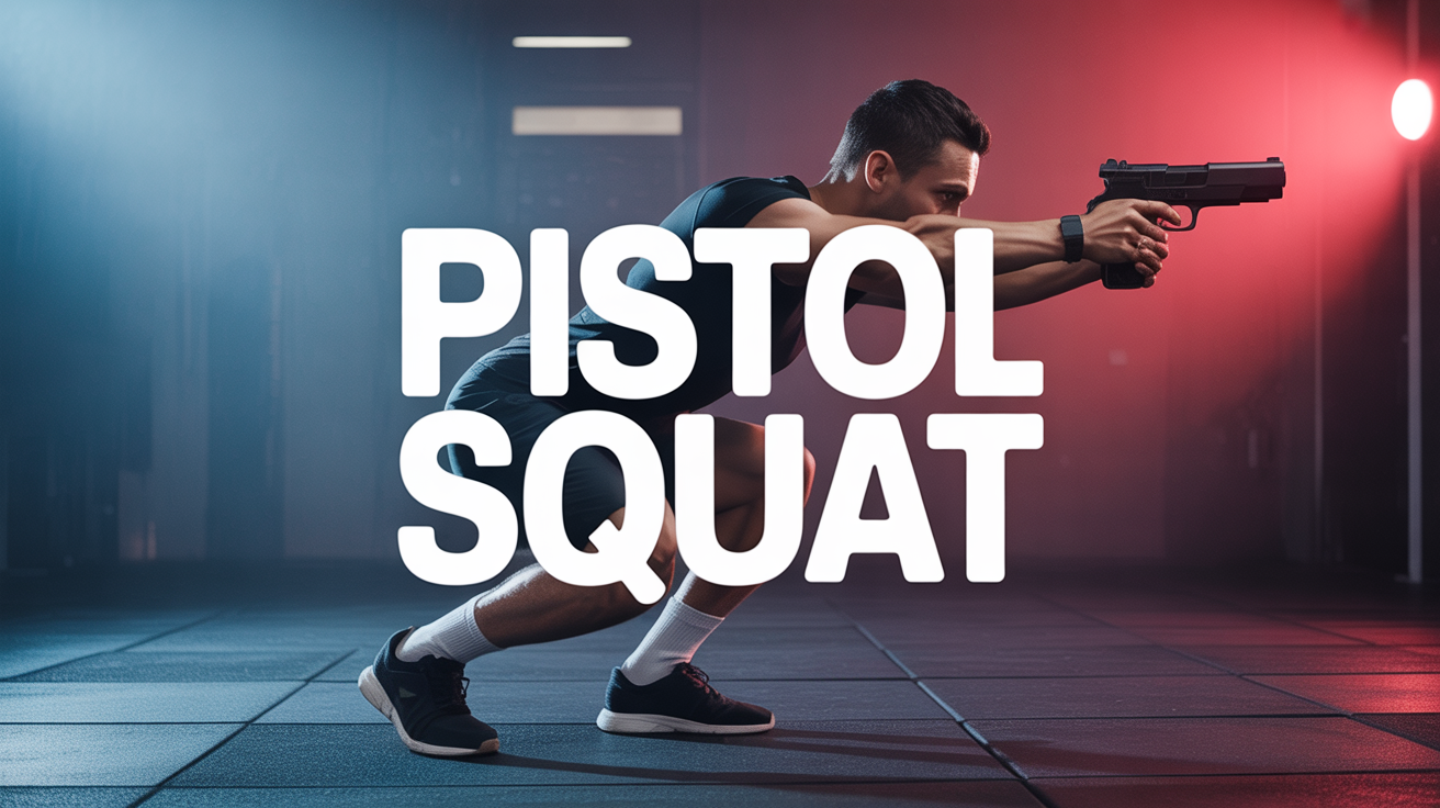 Pistol squat entraînement coaching sportif image motivation