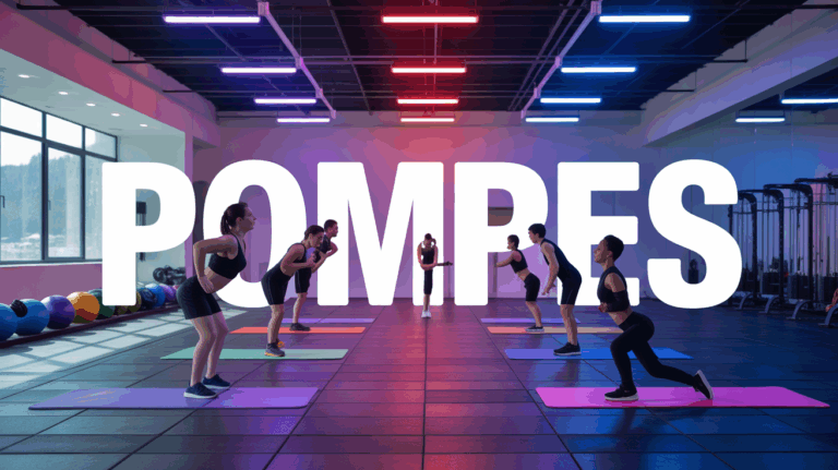 Entraînement pompes musculation groupe