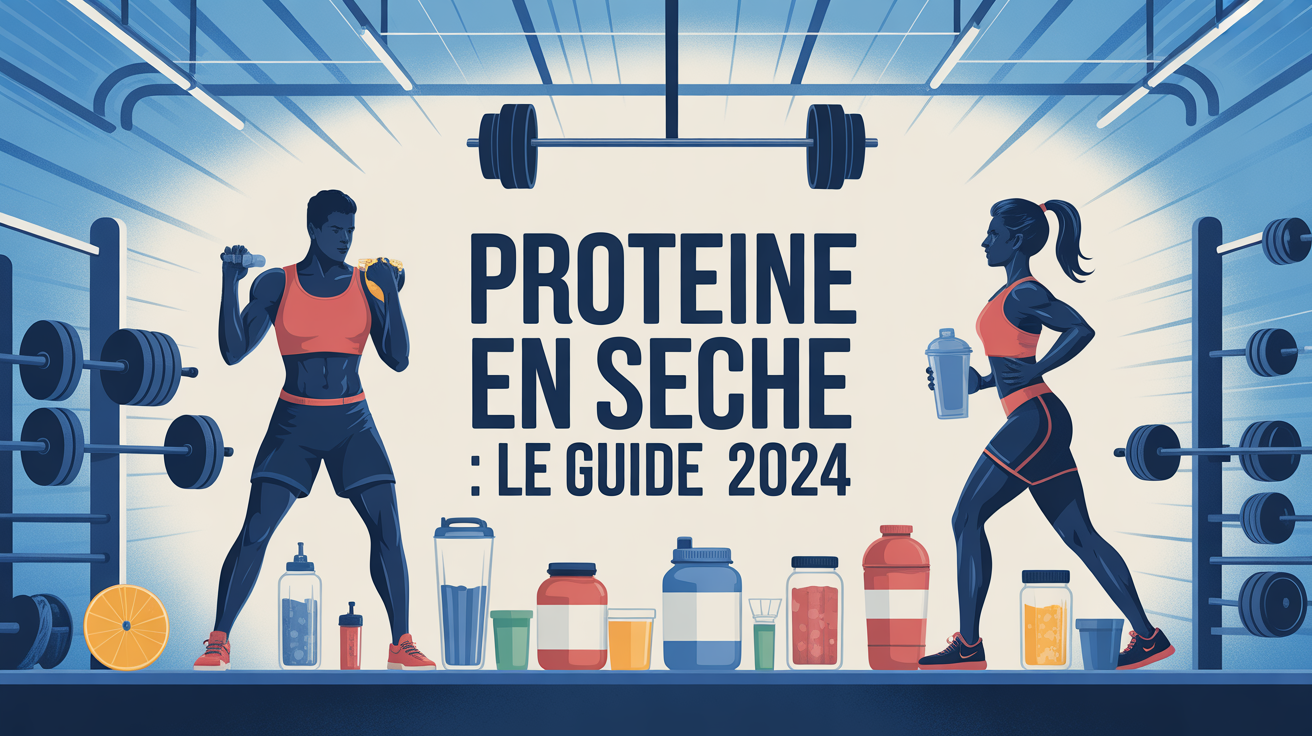 Illustration proteine en seche guide 2024 shaker pots salle sport