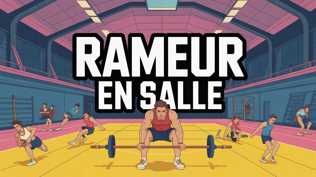 personnes rameur salle de sport