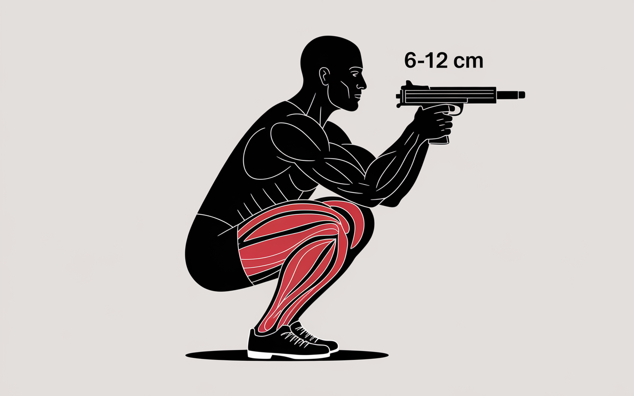 pistol squat profil muscles jambes