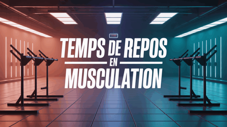 salle de sport chrono haltères temps de repos musculation