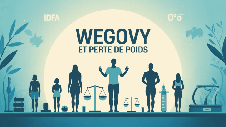 Wegovy et perte de poids scene stylisee SEO