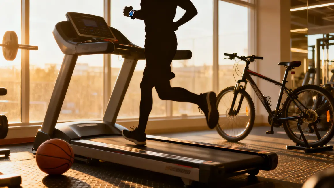 Cardio tapis de course perte de poids salle sport