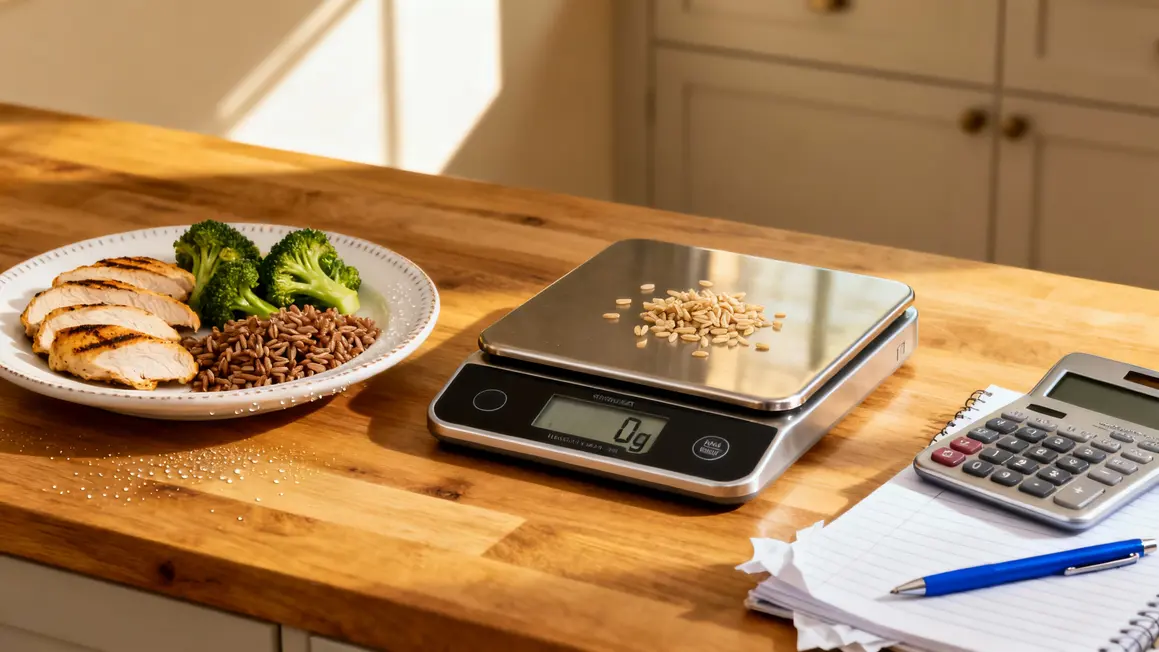 Balance alimentaire poulet legumes riz perte de poids