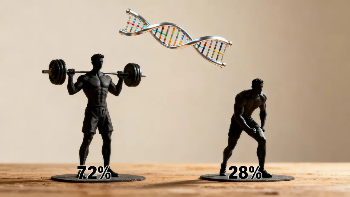 Différence progression charge génétique musculation