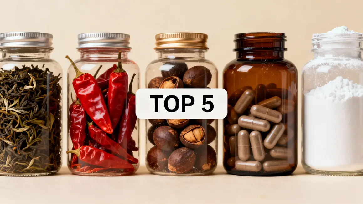 top 5 ingredients bruleur de graisse puissant homme