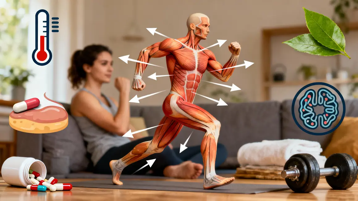 Illustration des mécanismes action brûleur de graisse pour sportif