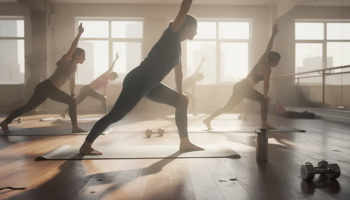 sportifs stretching salle mobilité quotidienne