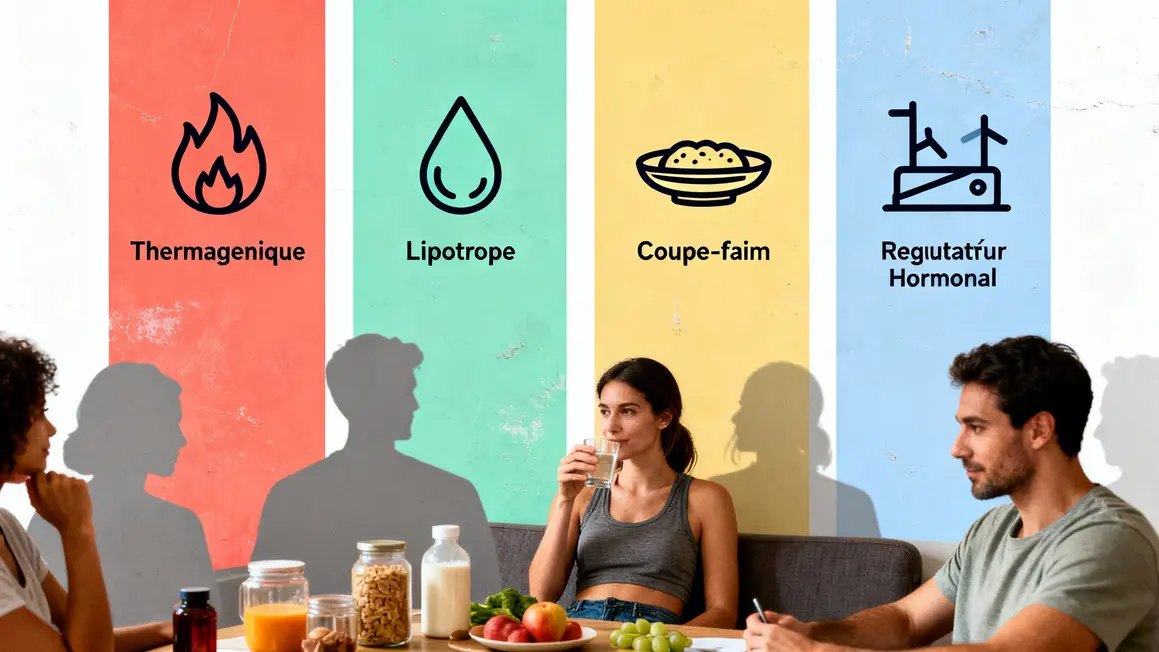 Infographie categorie types bruleurs de graisse