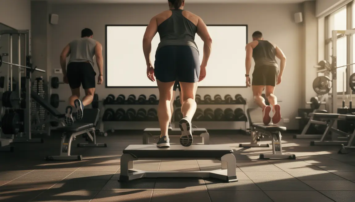 Elevations mollets plateforme salle de sport modern