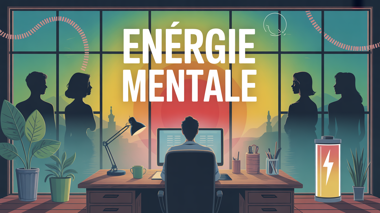 retrouver de l energie mentale bureau moderne
