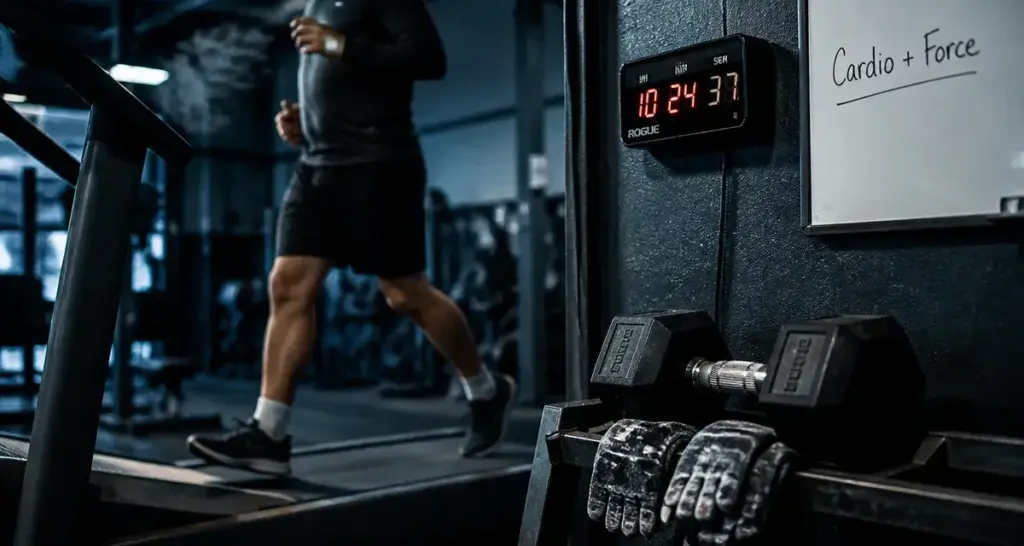 Jogging et musculation : cardio et force en salle de sport