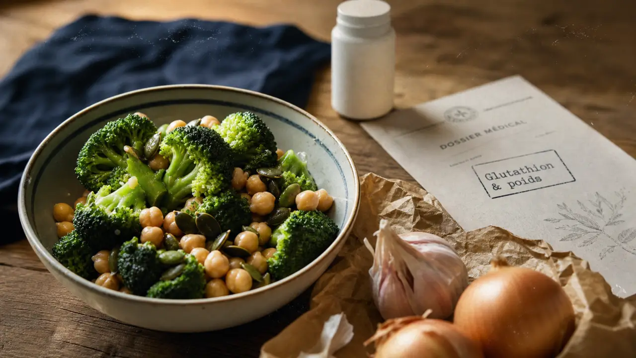 Glutathion et prise de poids : aliments et complément