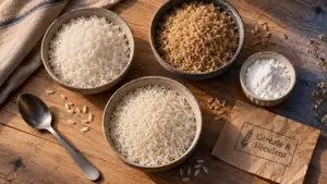 Le riz est il un feculent : céréale, amidon, index glycémique