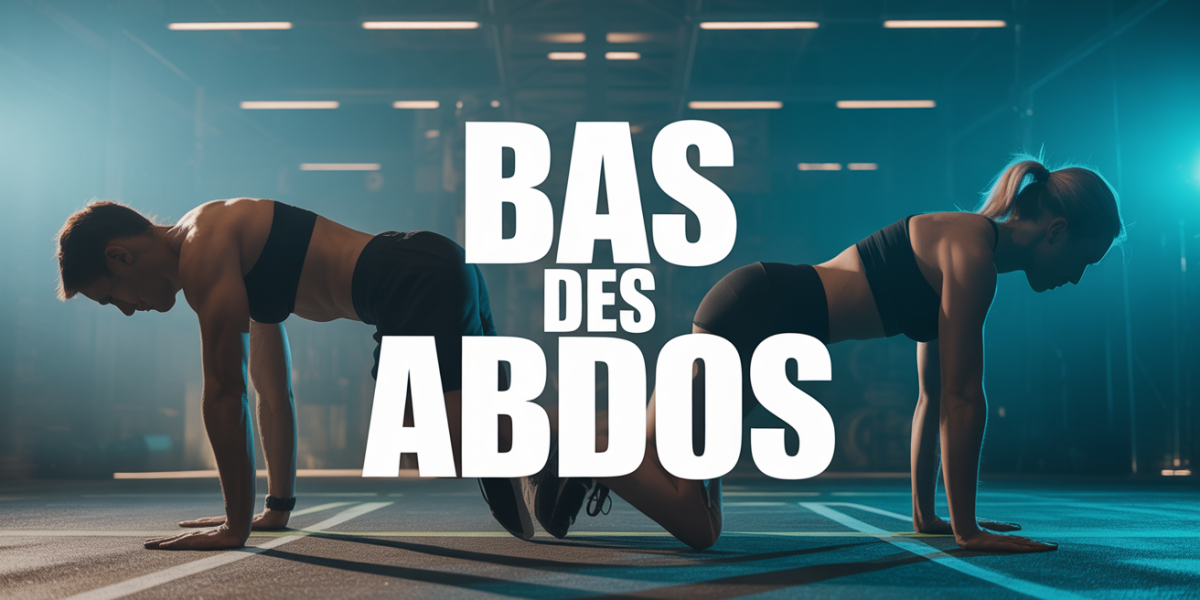 Silhouettes homme et femme en gainage, salle de sport, bas des abdos