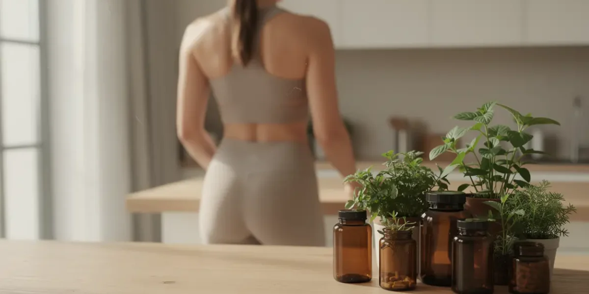 personne devant des bruleurs de graisse et plantes