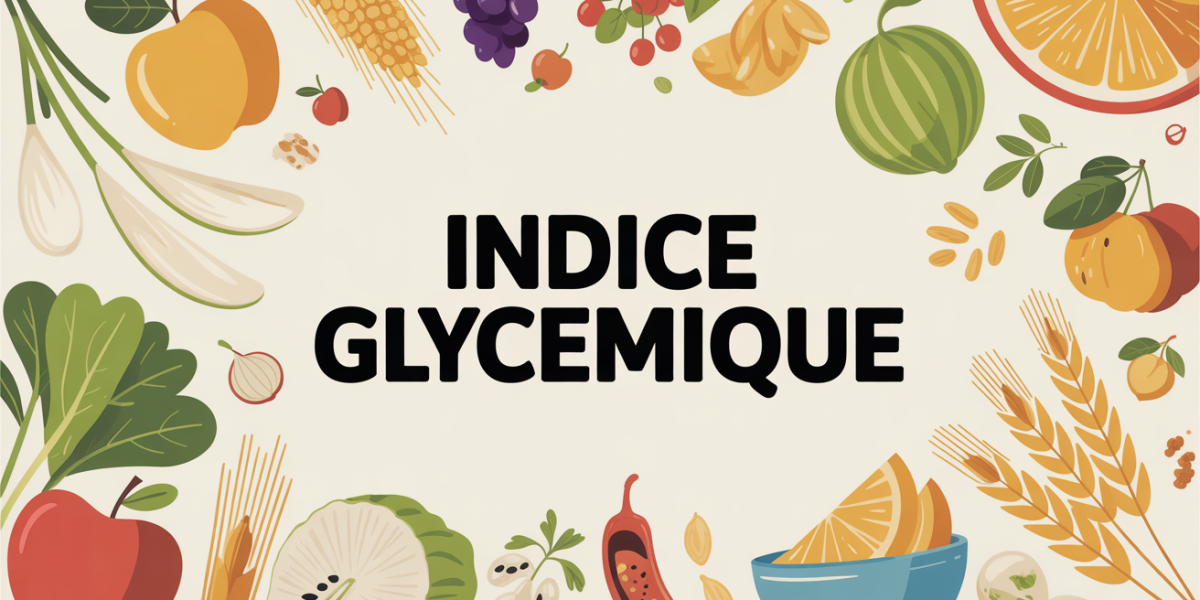 Indice glycemique aliments tableau nutrition sportive illustration