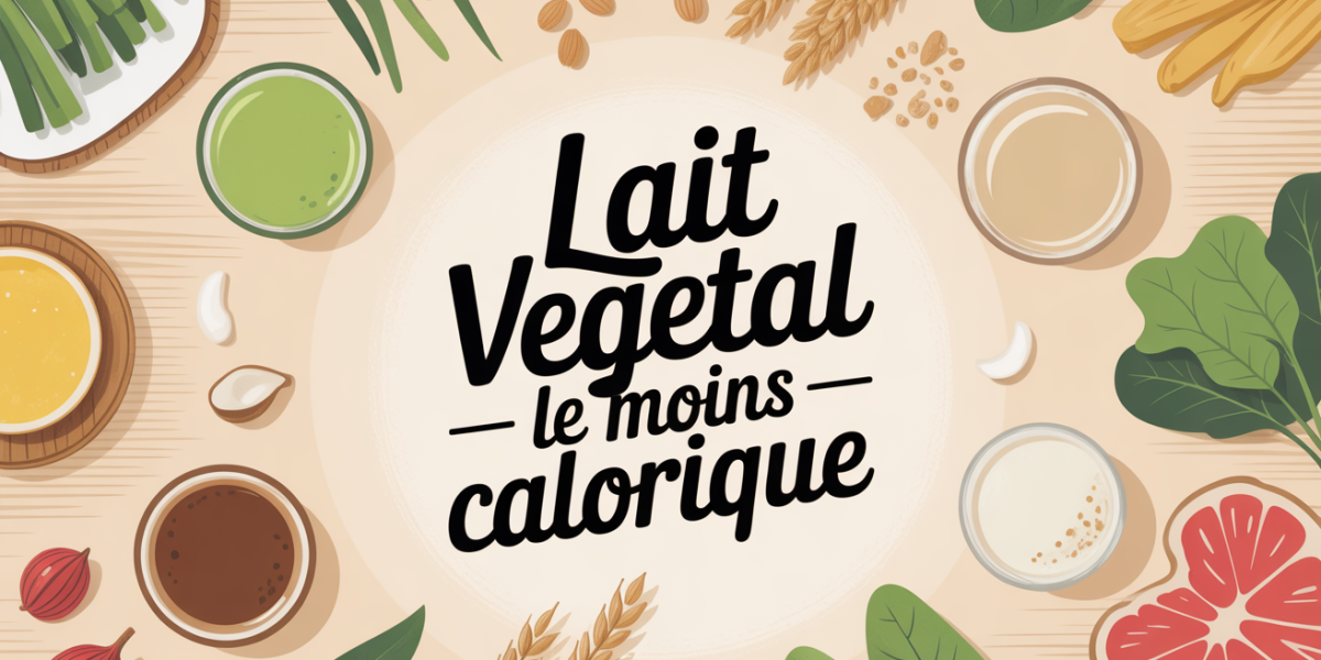 lait vegetal le moins calorique verres table bois grains