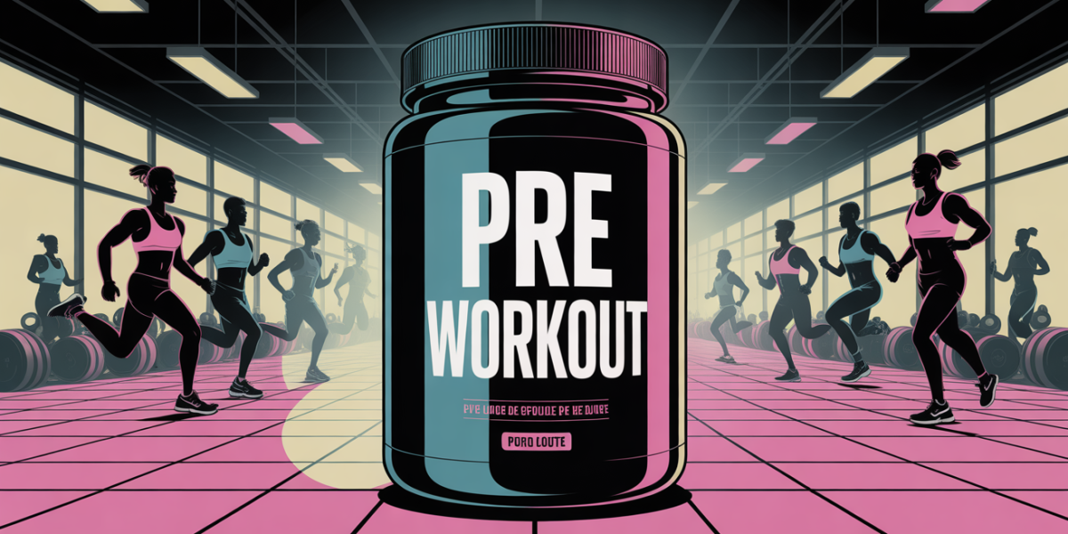 pot pre workout cuillere energie salle sport