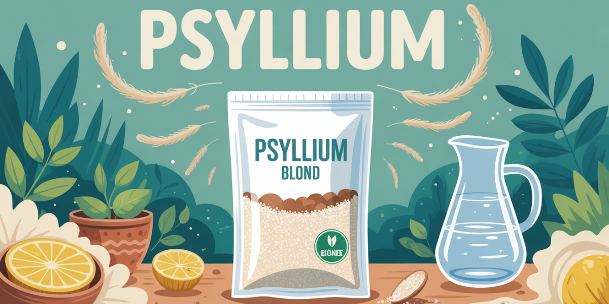 sachet psyllium bio fibres carafe eau bien-etre