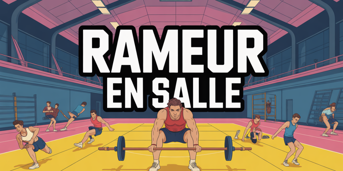 personnes rameur salle de sport