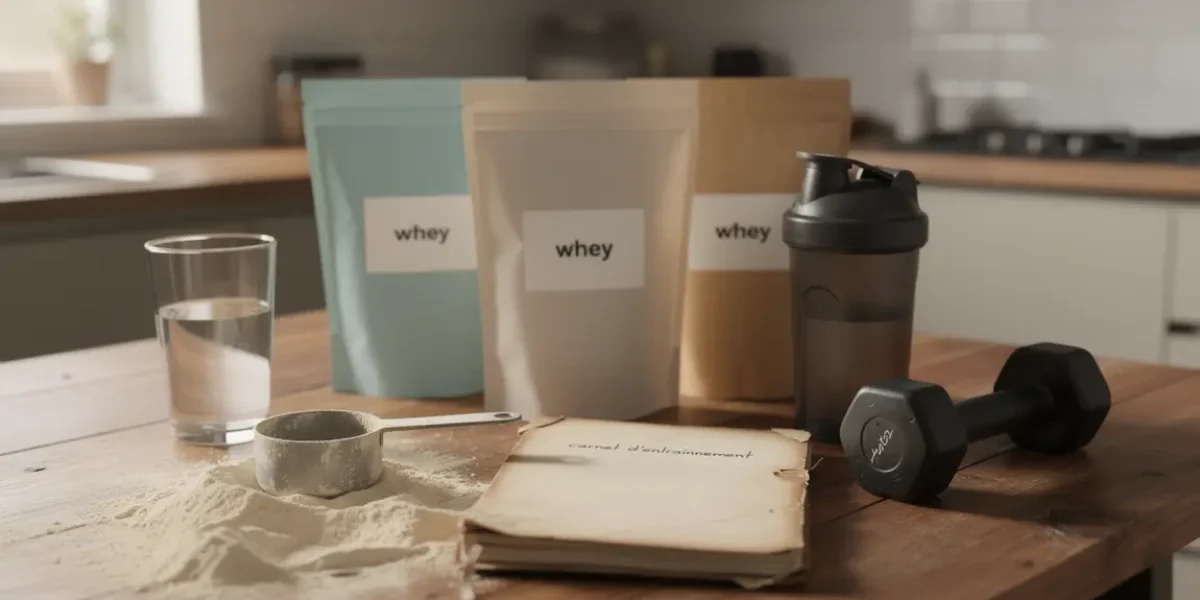 sachets whey proteine shakers cuisine